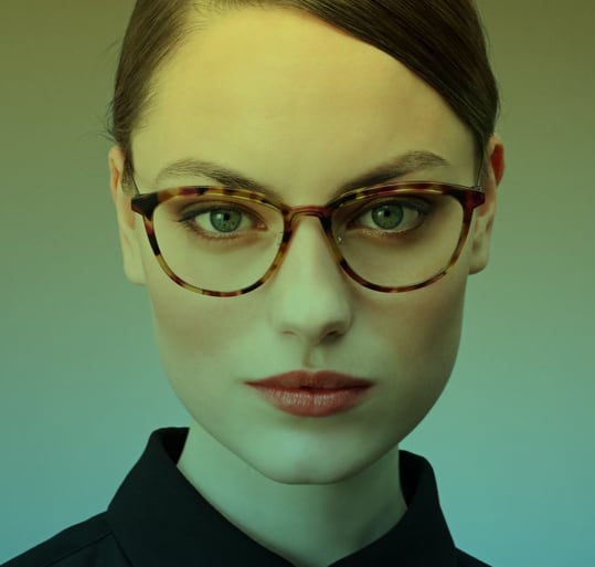 woman wearing glasses