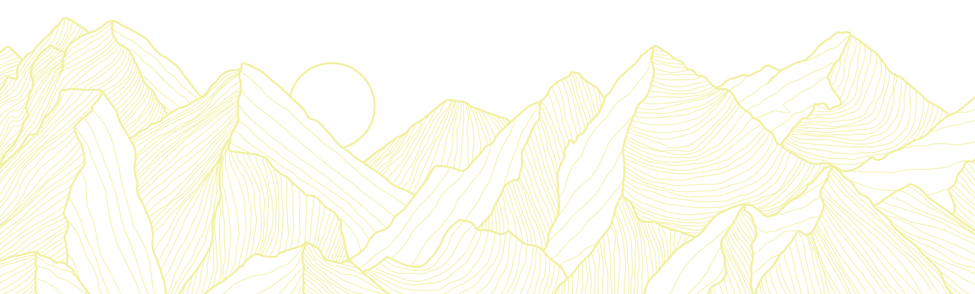 graphic yellow mountains background