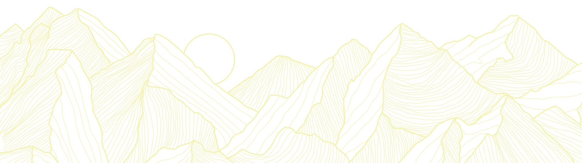 graphic mountains yellow bg